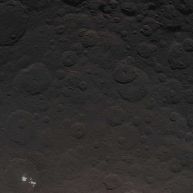 The 'Bright Spots' of 1-Ceres (CTX Frame)