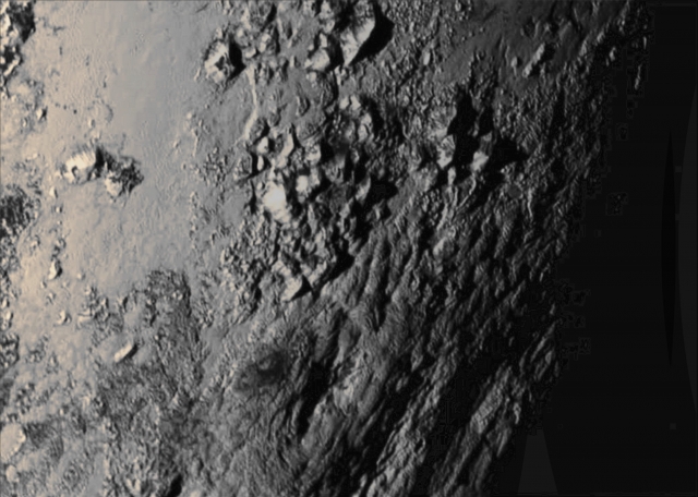 The Icy Mountains of Pluto