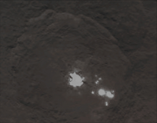 The 'Bright Spots' of 1-Ceres (EDM)