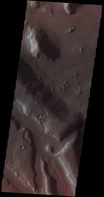 Channel in Coloe Fossae