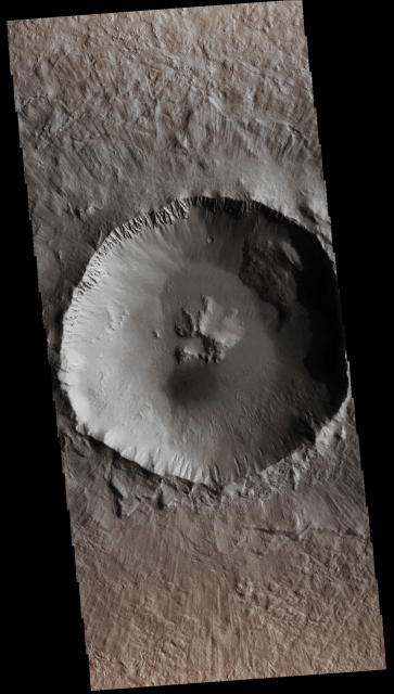 Unnamed Impact Crater with Central Pit