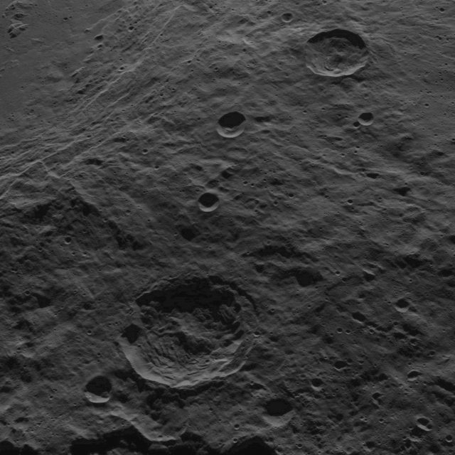 A 'slice' of Urvara Crater (CTX Frame)
