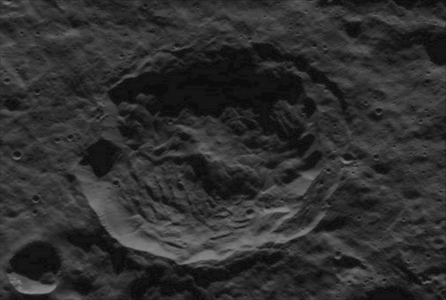 Unnnamed Impact Crater near Urvara Crater (EDM)