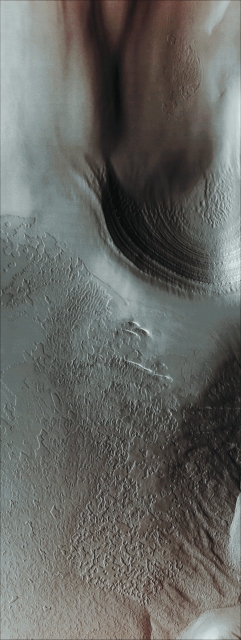 Features of the South Polar Regions of Mars