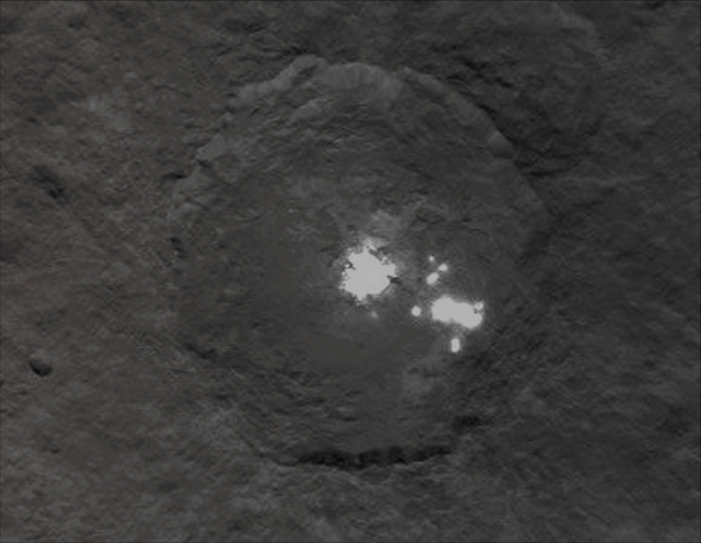 Closing on the 'White Spots' of 1-Ceres (EDM)