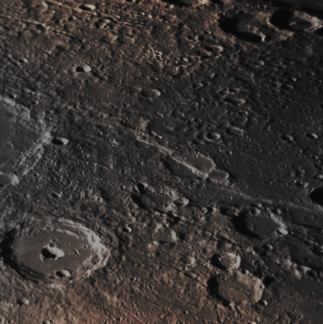 Lessing Crater and surroundings