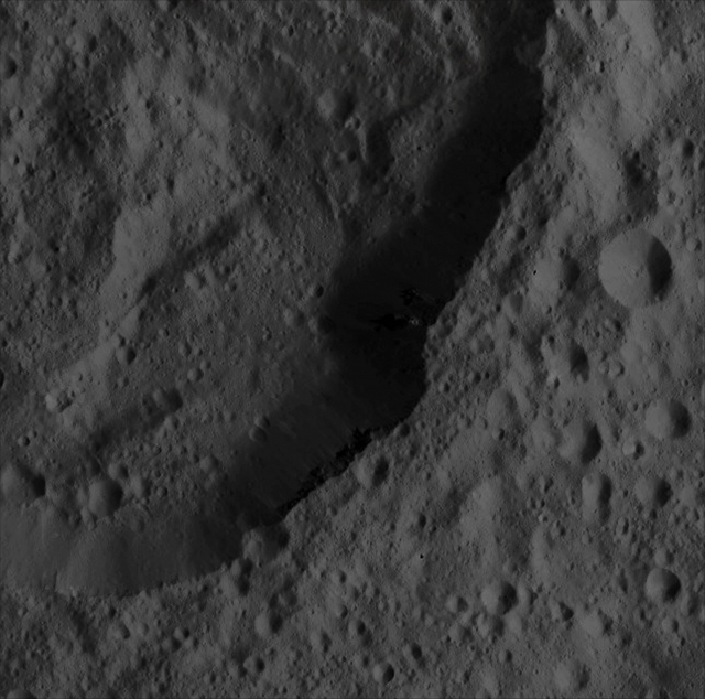 Unnamed Crater on 1-Ceres (EDM)
